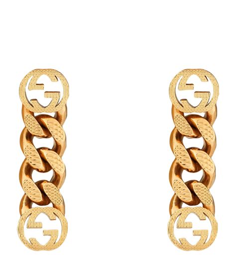 interlocking g gucci earrings